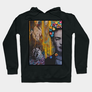 Colorful Frida Kahlo Graffiti Hoodie